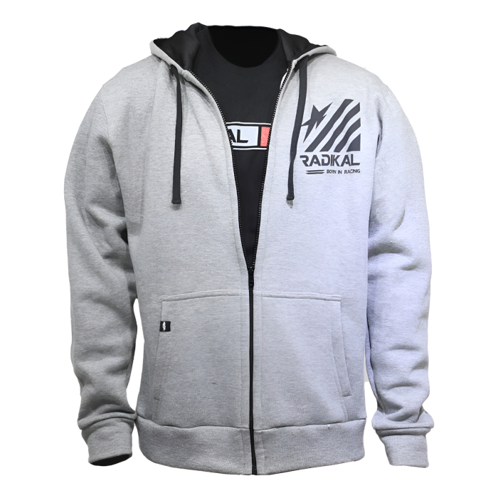 Campera Frisa Star Grey Radikal Racing - Imagen 1