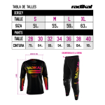 Conjunto Radikal Flux Gravity - Motocross / Atv / Mx - Imagen 5