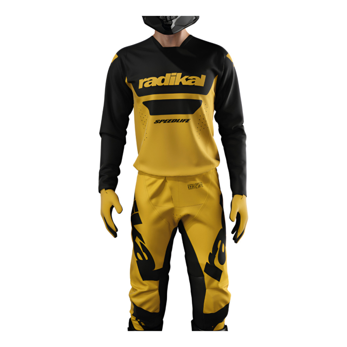 Conjunto Radikal Halo Gold - Motocross / Atv / Mx - Imagen 1