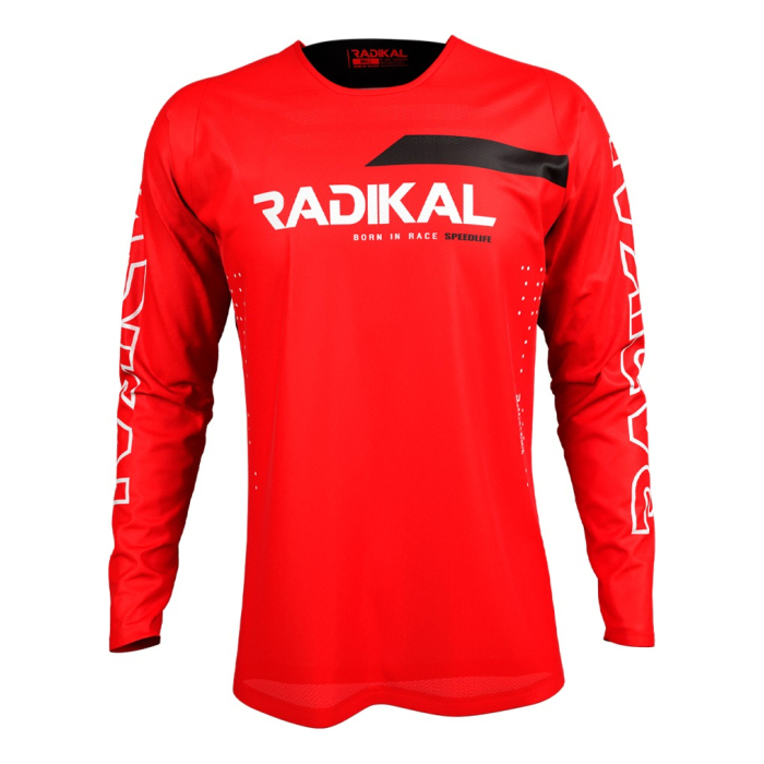 Jersey Downhill Signature Rojo Radikal Racing Dh -mtb - Imagen 1