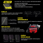 Campera Moto Radikal Concept Impermeable Protecciones - Imagen 9