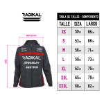 Campera Rompeviento Race Negro Radikal - Imagen 5