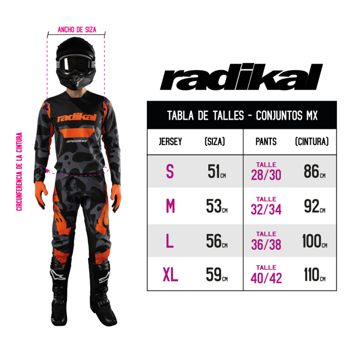 Conjunto Radikal Halo Camo - Motocross / Atv / Mx - Imagen 5