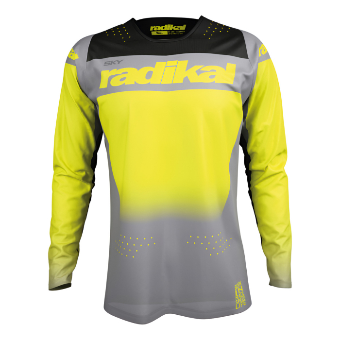 Jersey Radikal Sky Gris - Motocross / Atv / Mx - Imagen 1