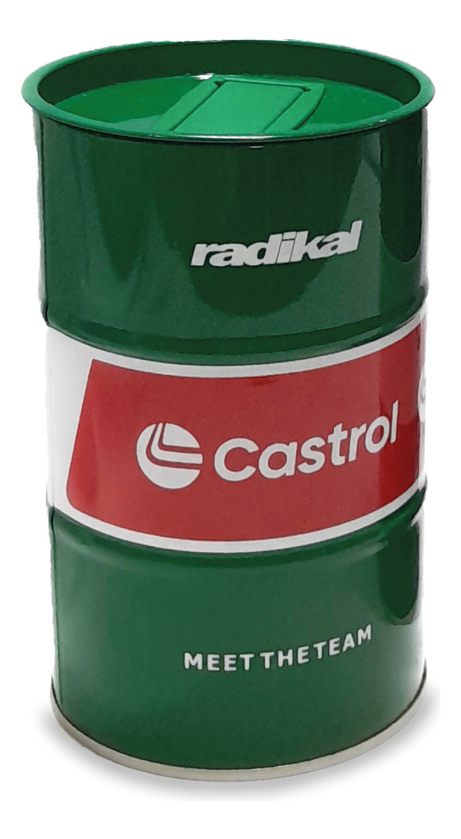 D_921923-MLA87138262747_072025-F.jpg Lata Yerbera Tambor Castrol Radikal Racing. - Imagen 1