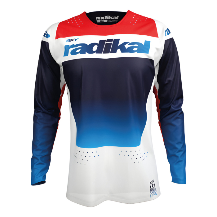 Jersey Radikal Sky Azul - Motocross / Atv / Mx - Imagen 1