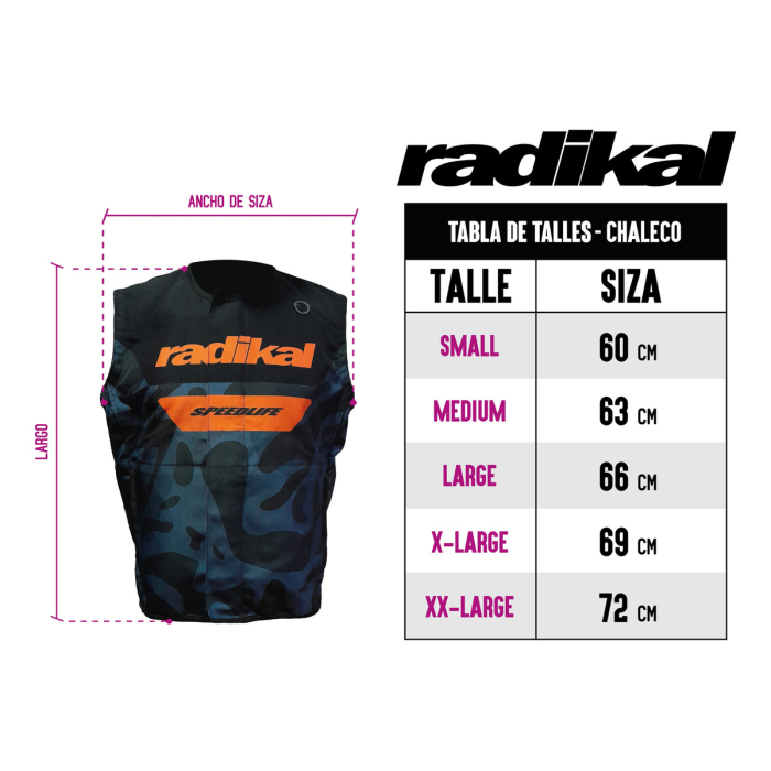 Chaleco De Moto Enduro / Rally Halo Camo - Radikal Racing - Imagen 4