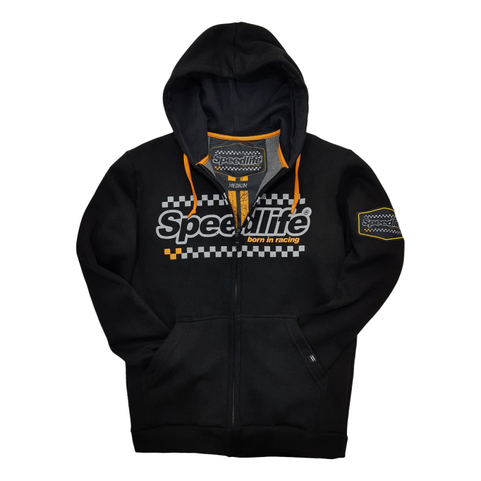 Campera Casual Friza Black Radikal Racing Motocross - Imagen 3