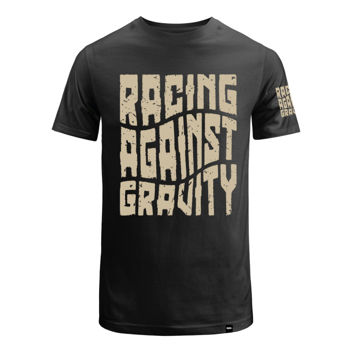 Remera Algodon Gravity Negra Radikal - Imagen 1