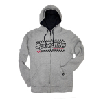 Campera Casual Friza Hot Rod Gris Radikal Racing Motocross - Imagen 4