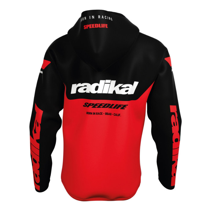 Rompeviento Campera Halo Rojo Radikal Racing - Imagen 3