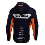 Rompeviento Campera Iron Naranja-azul Radikal Racing - Imagen 3