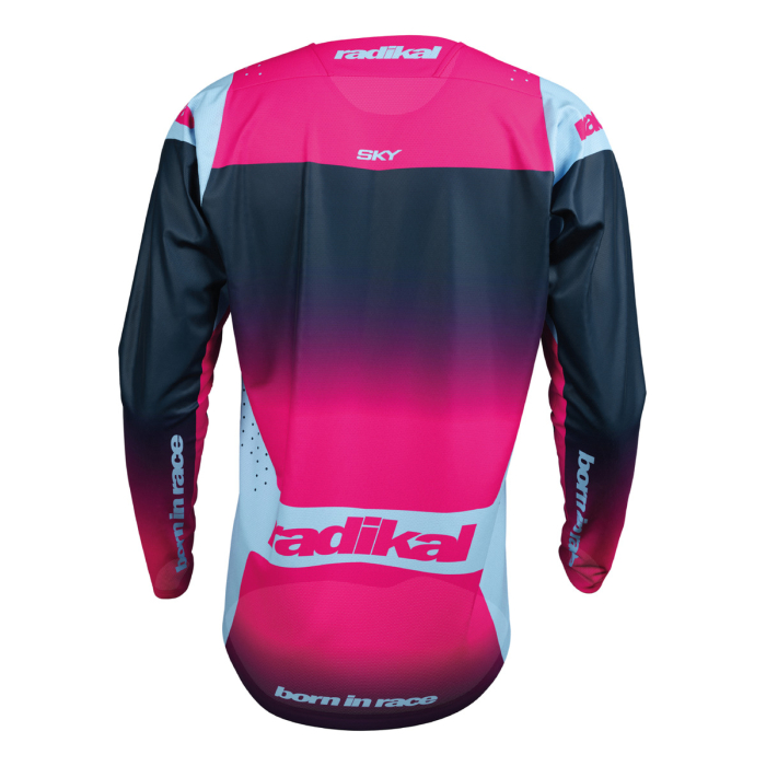 Jersey Radikal Sky Celeste - Motocross / Atv / Mx - Imagen 3
