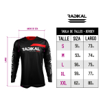 Jersey Downhill Signature Negro Radikal Racing Dh -mtb - Imagen 4