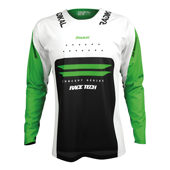Jersey Vertex Verde - Radikal - Motocross / Atv - Imagen 1