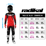 Conjunto Radikal Aero Rojo - Motocross / Atv / Mx - Imagen 4