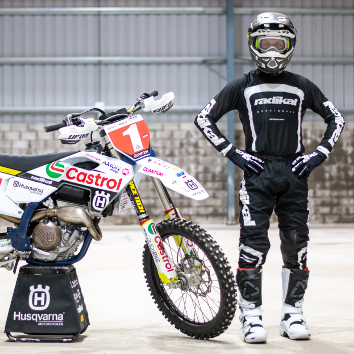 Conjunto Radikal Solid Black - Motocross / Atv / Mx - Imagen 5