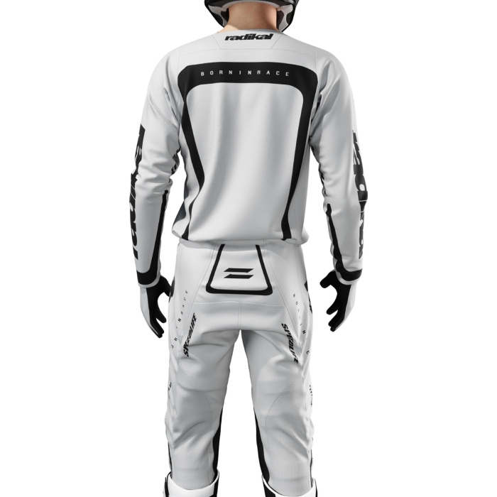 Conjunto Radikal Solid Grey - Motocross / Atv / Mx - Imagen 3