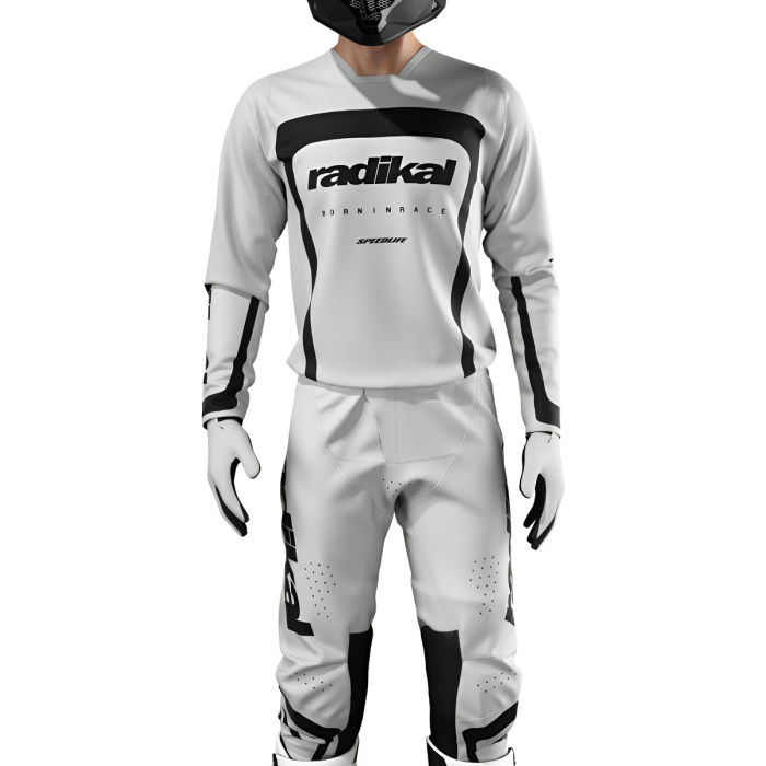 Conjunto Radikal Solid Grey - Motocross / Atv / Mx - Imagen 1