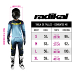Conjunto Radikal Aero Azul - Motocross / Atv / Mx - Imagen 4