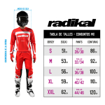 Conjunto Radikal Solid Red - Motocross / Atv / Mx - Imagen 6