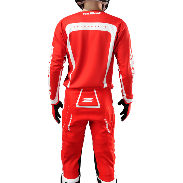 Conjunto Radikal Solid Red - Motocross / Atv / Mx - Imagen 3