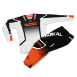 Conjunto Radikal Flux Orange Factory - Motocross / Atv / Mx - Imagen 4