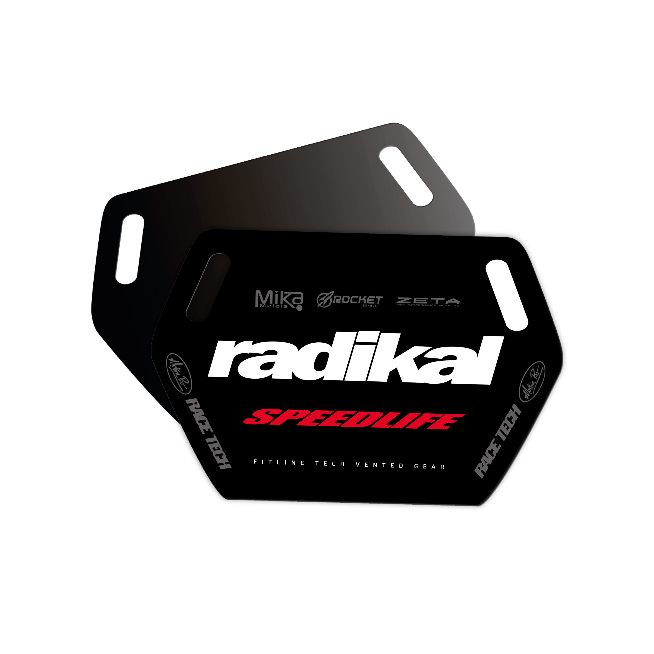 FOTO 1 Pitboard Pizarra Negro Mx Atv Mtb Radikal Racing - Imagen 1