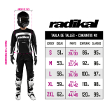 Conjunto Radikal Solid Black - Motocross / Atv / Mx - Imagen 6