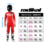 Conjunto Radikal Solid Red - Motocross / Atv / Mx - Imagen 8