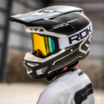 Antiparra Mx Motocross Mtb Enduro Radikal Fuse Black-White - Imagen 6