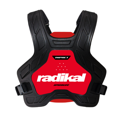 Pechera Motocross Radikal Factory Rojo