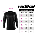 Jersey Spirit Black - Radikal - Motocross / Atv - Imagen 4