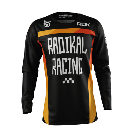Jersey Skull Black- Radikal - Motocross / Atv