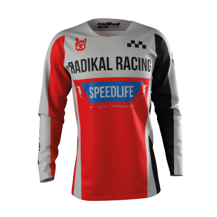 Jersey Thunder Red- Radikal - Motocross / Atv
