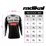 Jersey Thunder Black- Radikal - Motocross / Atv - Imagen 4