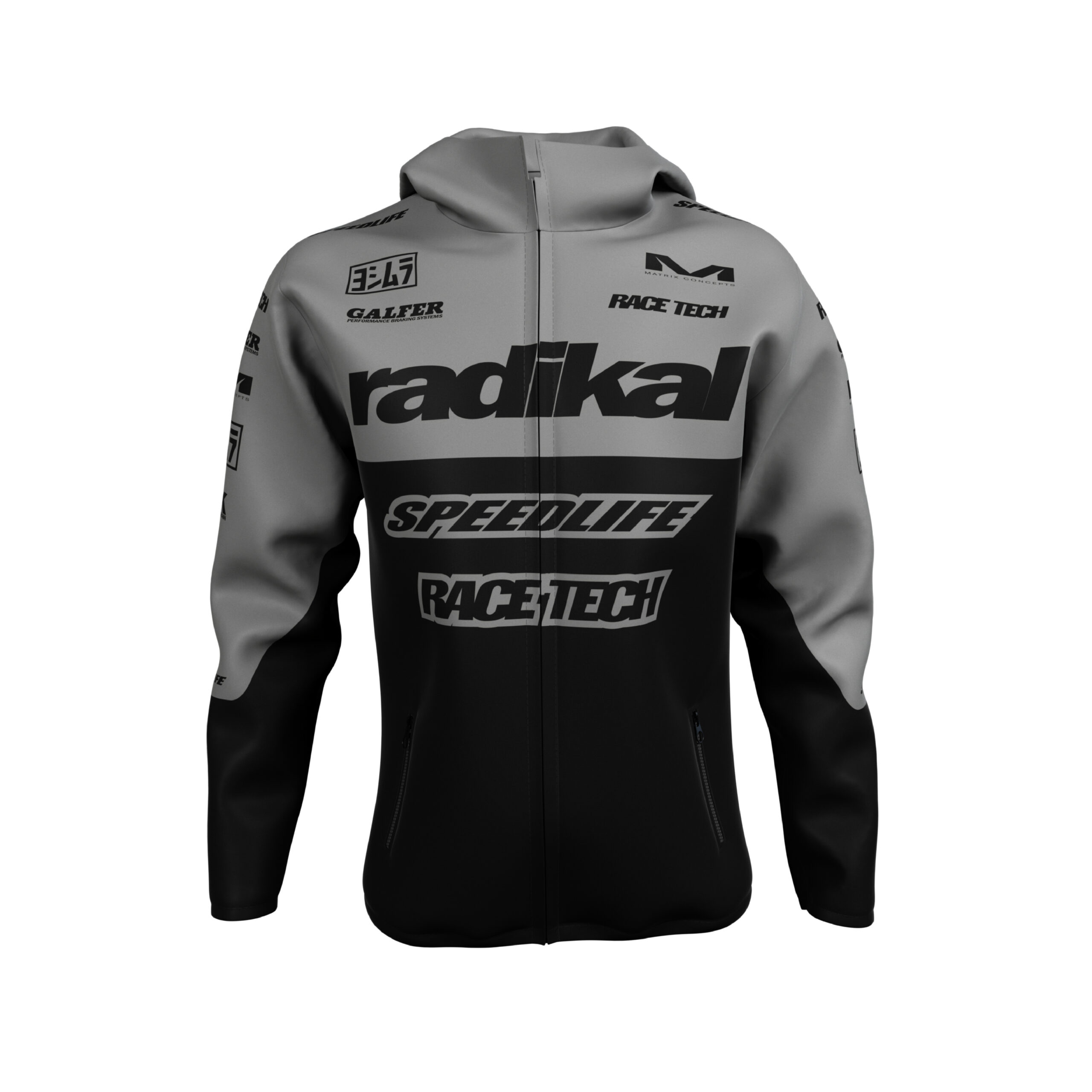 ROMPEVIENTOS GP GRIS_Mesa de trabajo 1.jpg Rompeviento GP Gris Radikal Racing Motocross/atv/mtb - Imagen 1