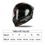 Casco Speed Glossy Black - Imagen 7