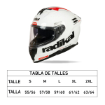 Casco Speed Glossy White - Imagen 7