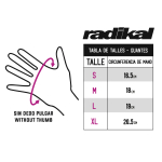 Guante Ride Fuse Magenta - Imagen 3
