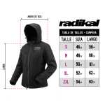 Campera Lady Softshell Solid Black - Imagen 3