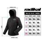 Campera Lady Softshell Solid Black - Imagen 4