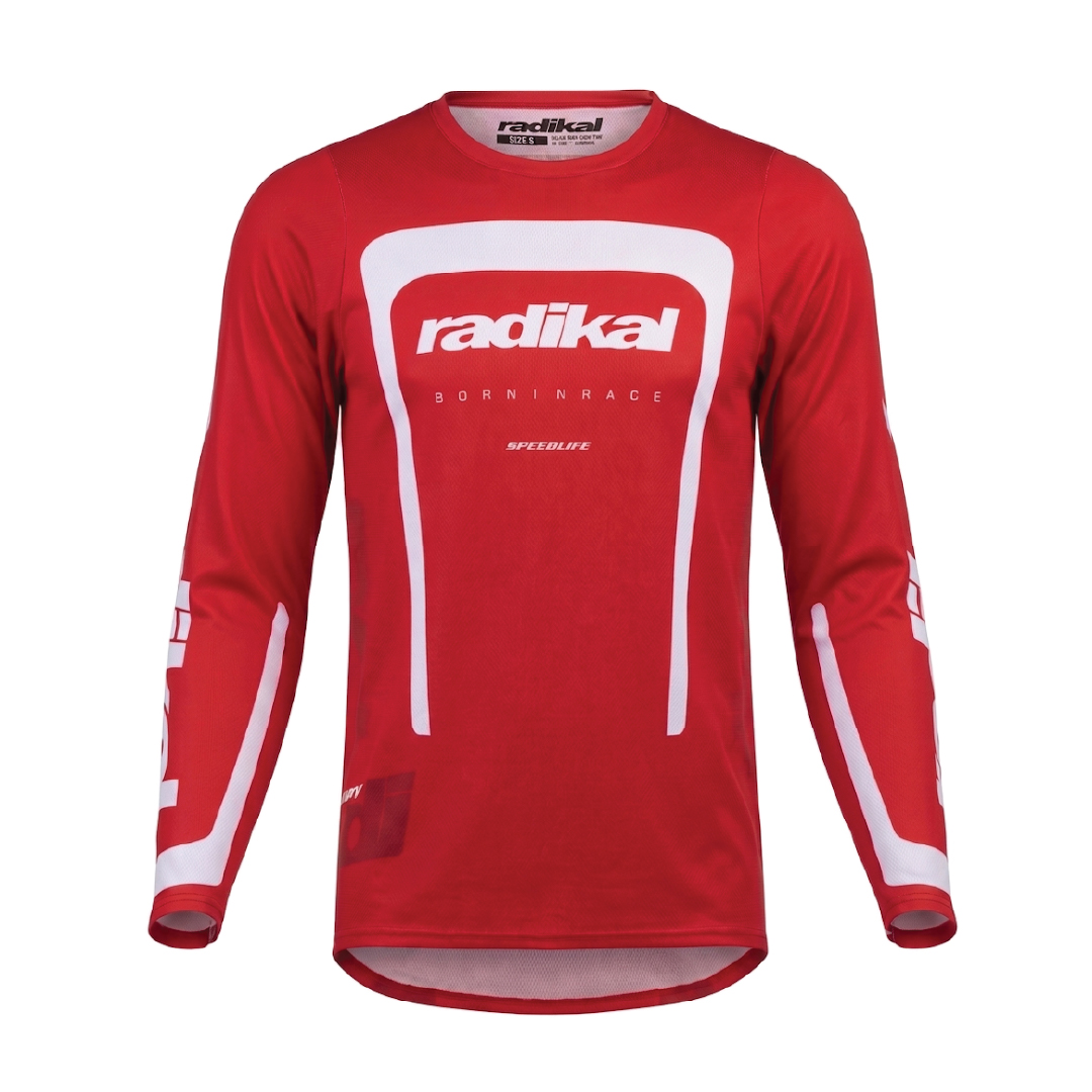 JERSEY PARA LA WEB - PUBLICACION TABLA TALLES-33 Jersey Mx Solid Red - Imagen 1