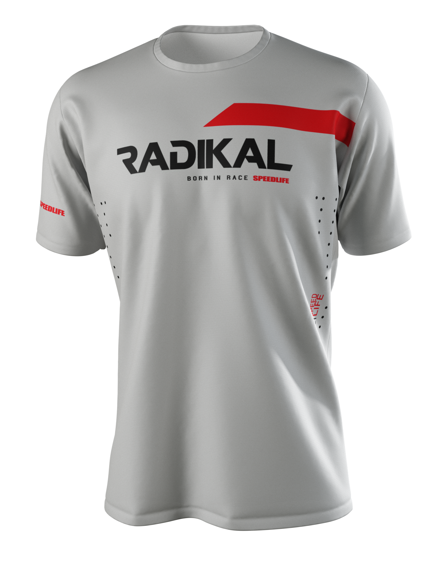 mtb_Grey_0 Remera Gris Mtv Enduro Y Trail - Radikal Racing - Imagen 1